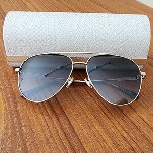 AUTHENTIC Jimmy Choo Olly/S Aviator Sunglasses